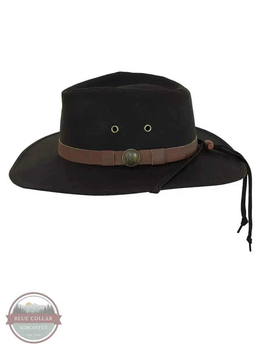 1480 BRN Kodiak Oilskin Brown Hat