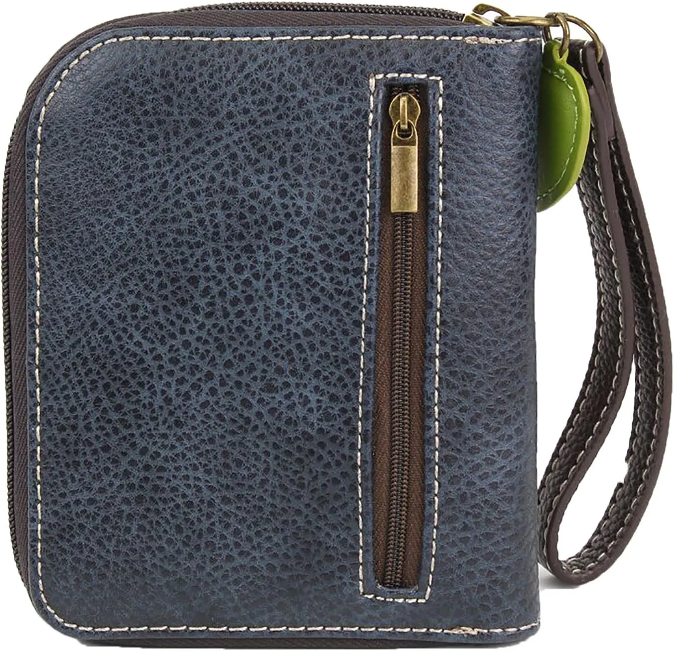 CHALA Zip Around Wallet, Wristlet, 8 Credit Card Slots, Sturdy Pu Leather