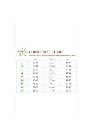 Deluxe Wine Brocade & Faux Leather Steel Boned Corset