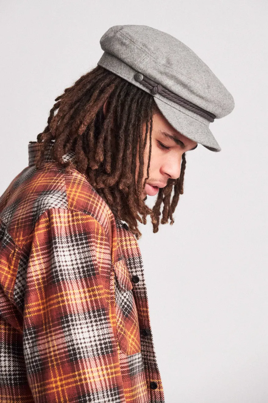 Fiddler Cap - Heather Grey