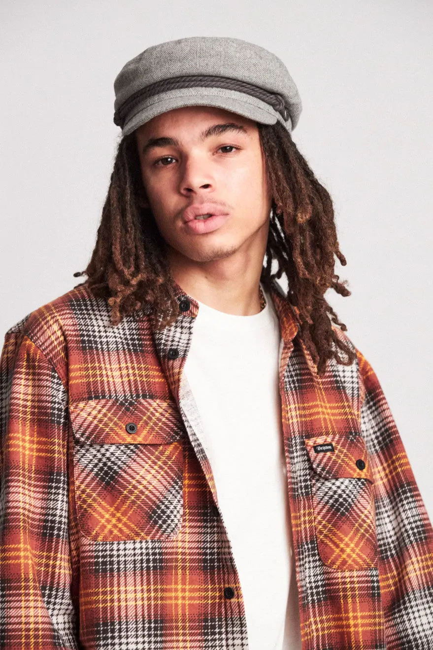Fiddler Cap - Heather Grey