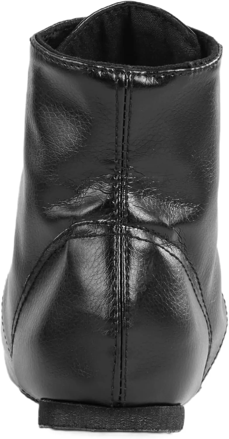 missfiona Jazz Shoes for Woman Canvas Dance Boots Split Sole Ballroom Dancing Flat