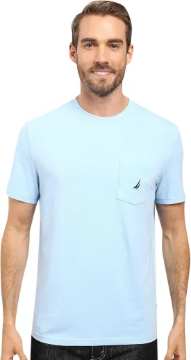 Nautica Men's Solid Crew Neck Short-Sleeve Pocket T-Shirt