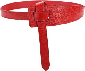 Women's Wide Belt for Long Outfits Genuine Leather Wrap Cinch Coffee and Brown Size:27-35.5 Inches