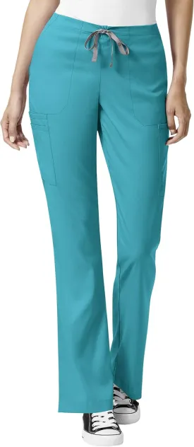 WonderWink Women's Moderate Flare Leg Cargo Pant